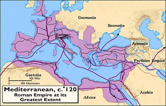 People, too, moved easily within the Roman empire, spreading
