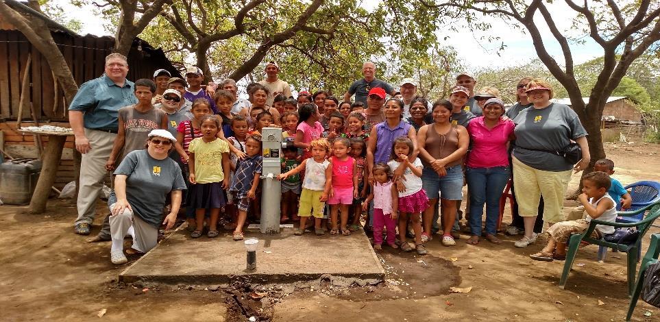 The small community where we worked had been praying for three years for a constant source of fresh, safe water. When we left, they had answered prayers and fresh water. The first water from the well.