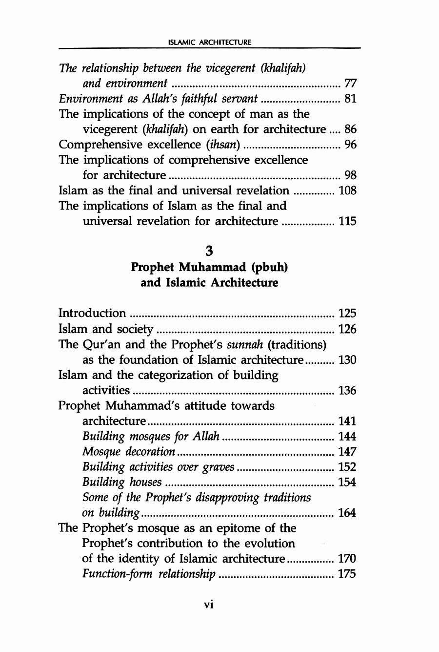 ISlAMIC ARCHITECTURE The relationship between the vicegerent (khalifah!