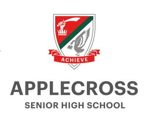 Applecross Senior High School YEAR TWELVE 2017 PLEASE ORDER ONLINE AT www.campion.com.
