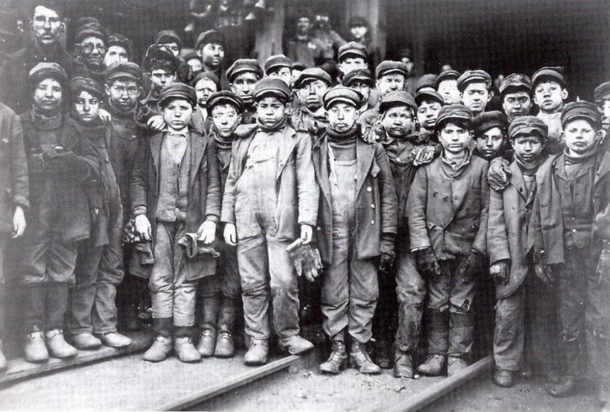 There were no child labor laws, and wages were barely livable for the
