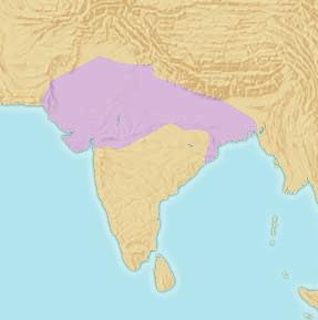Then, in A.D. 320, one prince in the Ganges River valley grew more powerful than the others. Like an earlier ruler, his name was Chandragupta.