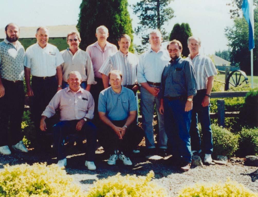 Post Falls, Idaho - 1997 Standing: Steve McCarthy, Utah; Ray O Leary, Colorado; Jim Prescott, Nevada; Curt Helzer, Wyoming; Dick Berkey,