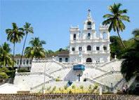 These are both Portuguese-era monuments and reflect a strong European character.goa also has the Sanctuary of Saint Joseph Vaz in Sancoale.