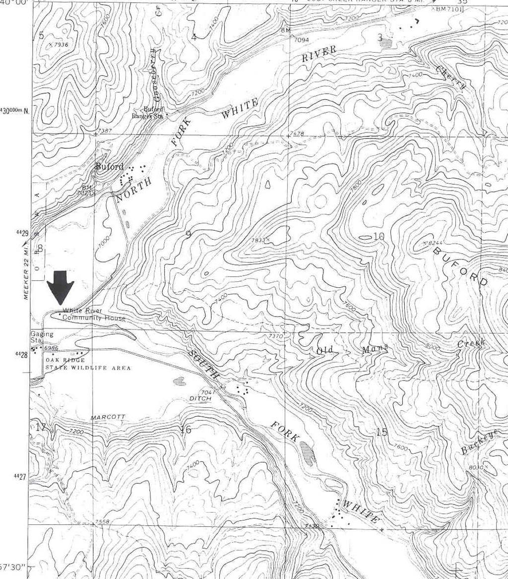 USGS TOPOGRAPHIC MAP Buford