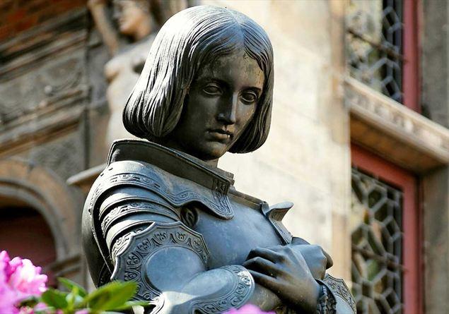 Joan of Arc. Warrior, Military Leader (c. 1412 1431) Saint Joan of Arc, byname the Maid of Orléans, French Sainte Jeanne d Arc or La Pucelle d Orléans, (born c.