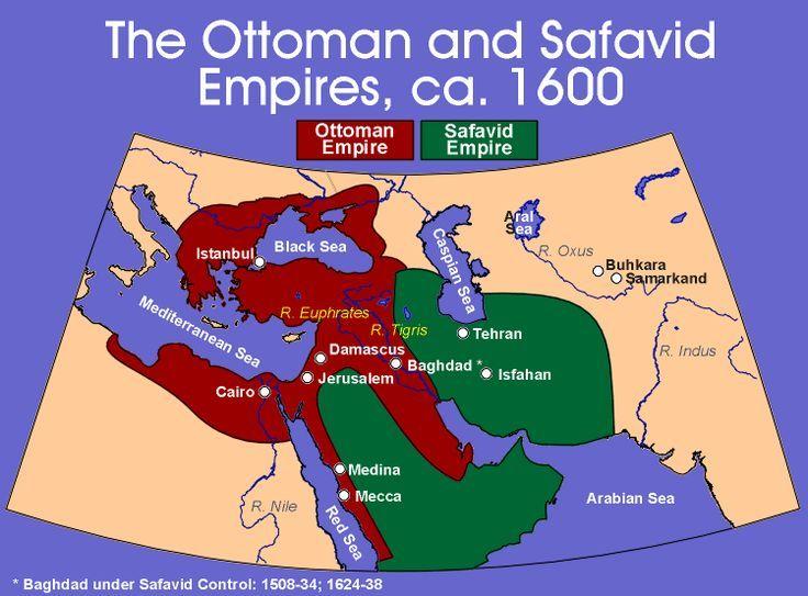 The Safavid Empire 15th century- Safavids aligned themselves with the Shi a branch of Islam- became the state