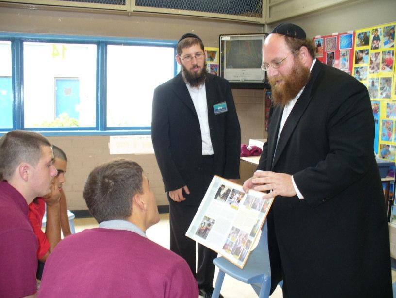 The students enjoyed the visit and Rabbi Wernick sent them a gift of Hamantaschen which are Jewish biscuits cooked by his wife.