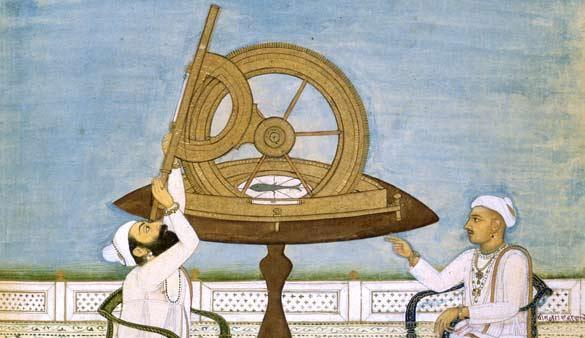 14. Astronomy Muslim scientists made great advances in astronomy, the science of celestial (heavenly) objects/bodies. Muslim astronomers perfected the astrolabe, a device first invented by the Greeks.