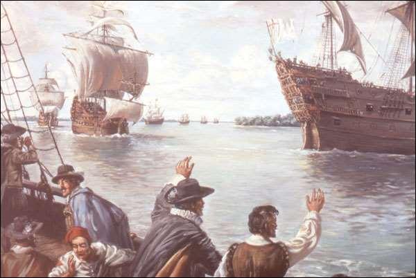 June 1610: Just as the survivors headed out to sea, the new governor, Lord De La Warr, arrived with 3 ships carrying supplies and 150 new colonists. 3 min. 45 sec.