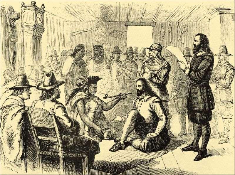 Samoset and Squanto also introduced the Pilgrims to their chief, Massasoit, who was likewise friendly.