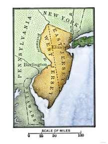 In 1702, East and West Jersey
