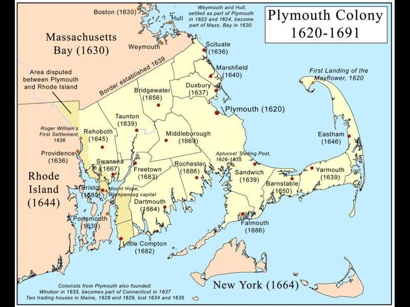 In 1691 Plymouth