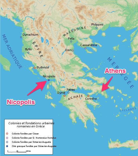 Roman cities in Greece, by Marsyas,