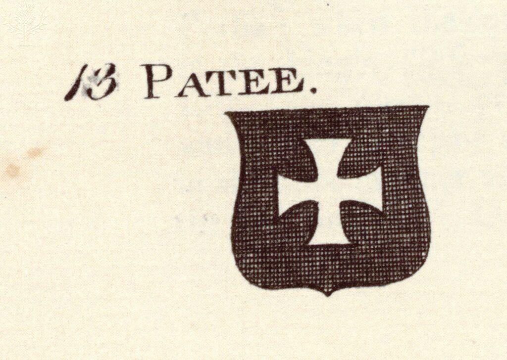 9 Pattee Cross. Source: Cross pattee (Heraldry). Photograph.