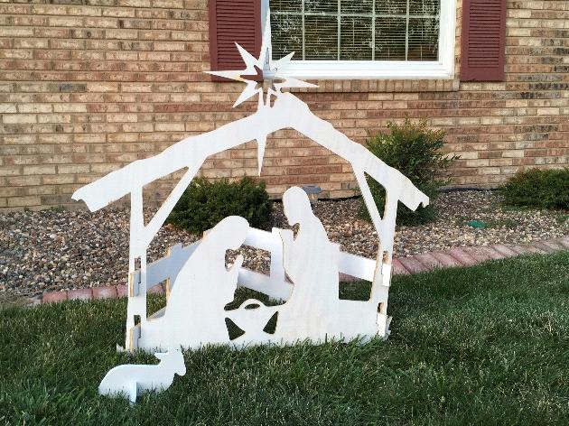 Edwardsville Knight of Columbus Assembly 0225 Lawn Nativity Set The 4 th Degree Assembly #0225 is selling hand crafted lawn Nativity Sets as a fund raiser to support our mission of Charity.