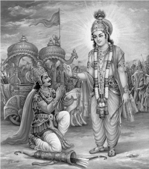 Arjuna s despair 1. As a Kṣatriya, my duty is to fight this war; not doing so is wrong. 2. But in fighting, I will kill my elders, my teachers, my kin social chaos, wrong.