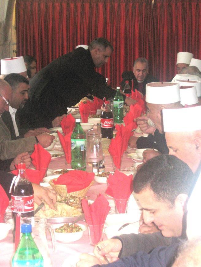 The Newsletter Interfaith On January 17, 2009, Bishop Suheil was very pleased to welcome the Druze community s Sheikh-led National Council in Israel to a meeting and luncheon at the Pilgrimmage Guest