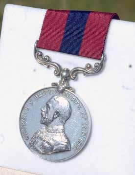 Cyril s citation for the Distinguished Conduct Medal: For conspicuous gallantry and devotion to duty.