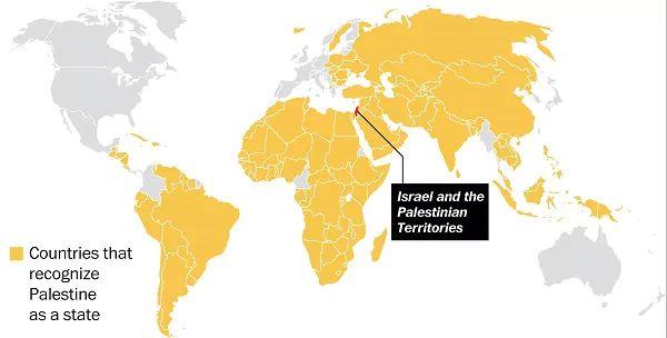 19 Figure 4: Countries Recognizing Palestine(November 2014) 19 Tharoor, Ishaan.