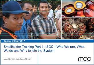 The training is based on the ISCC Basic training.