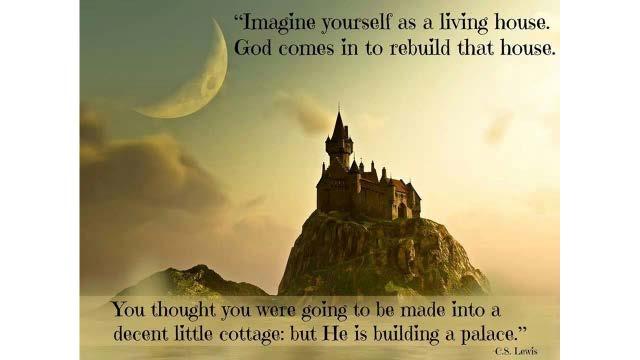 had considerable influence on C.S. Lewis. In fact, Lewis cites MacDonald s metaphor of a house in his book Mere Christianity. Imagine yourself as a living house. God comes in to rebuild that house.