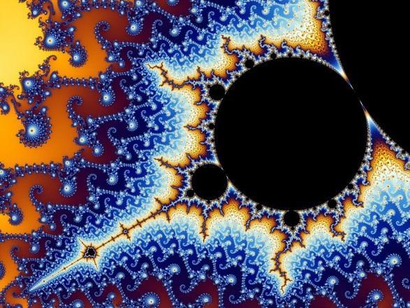The Laws of Physics Platonic Nature of Mathematics Mandelbrot Set zoom-in image from: http://www.misterx.ca/mandelbrot_set--- Thumb_Print_of_God.