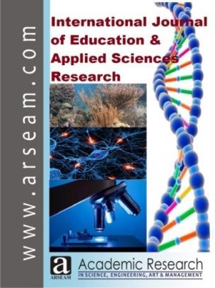 International Journal of Education & Applied Sciences Research (IJEASR) ISSN: 2349 2899 (Online) ISSN: 2349 4808 (Print) Available online at: http://www.arseam.
