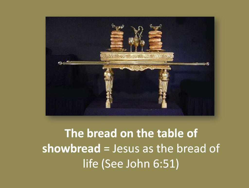 is, his body, John 6:51 (NIV) 51 I am the living bread that came down from heaven.