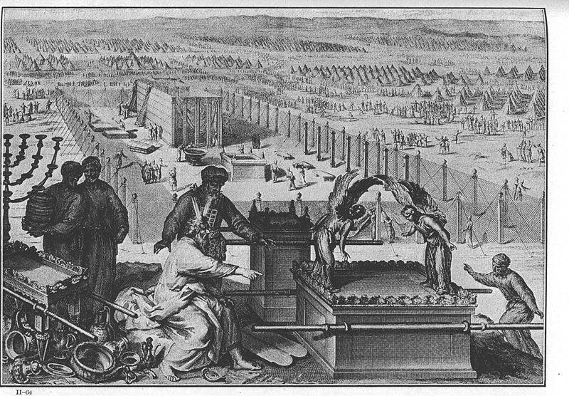Vayak hel (He Assembles) and P kudei (Accounts) The Erection of the Tabernacle The Erection of the Tabernacle and the Sacred Vessels (illustration from the 1728 Figures de la Bible) In this portion,