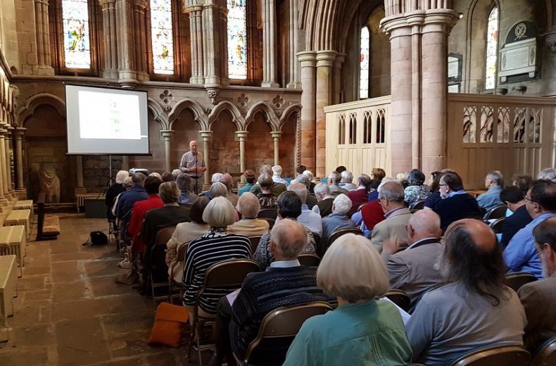 Hexham Abbey Unveiled Join us in 2018 for a series of '10-minute talks' about the Abbey by our knowledgeable and entertaining experts. Our popular 10-minute talks are back for 2018!