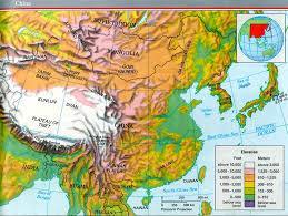Geography China Natural barriers isolate China for millenium East-Yellow River, South China Sea, Pacific Ocean Mountain ranges and deserts dominate 2/3 of China s