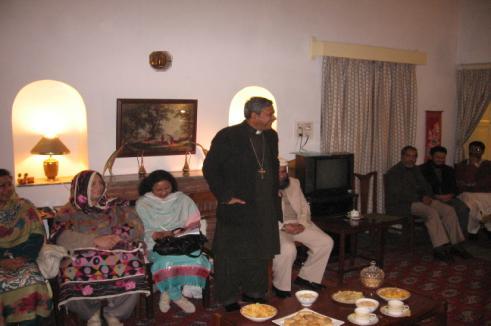 A special delegation of minority communities also came from the tribal area under the leadership of Revd. (Deacon) Riaz Masih.