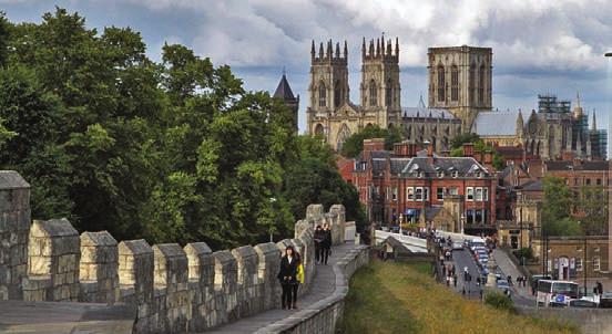 afternoon we will arrive in the magnificent city of York for dinner and overnight.
