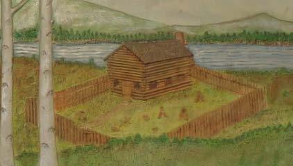 visited New Hampshire during this period you would have seen pioneer families pushing up the