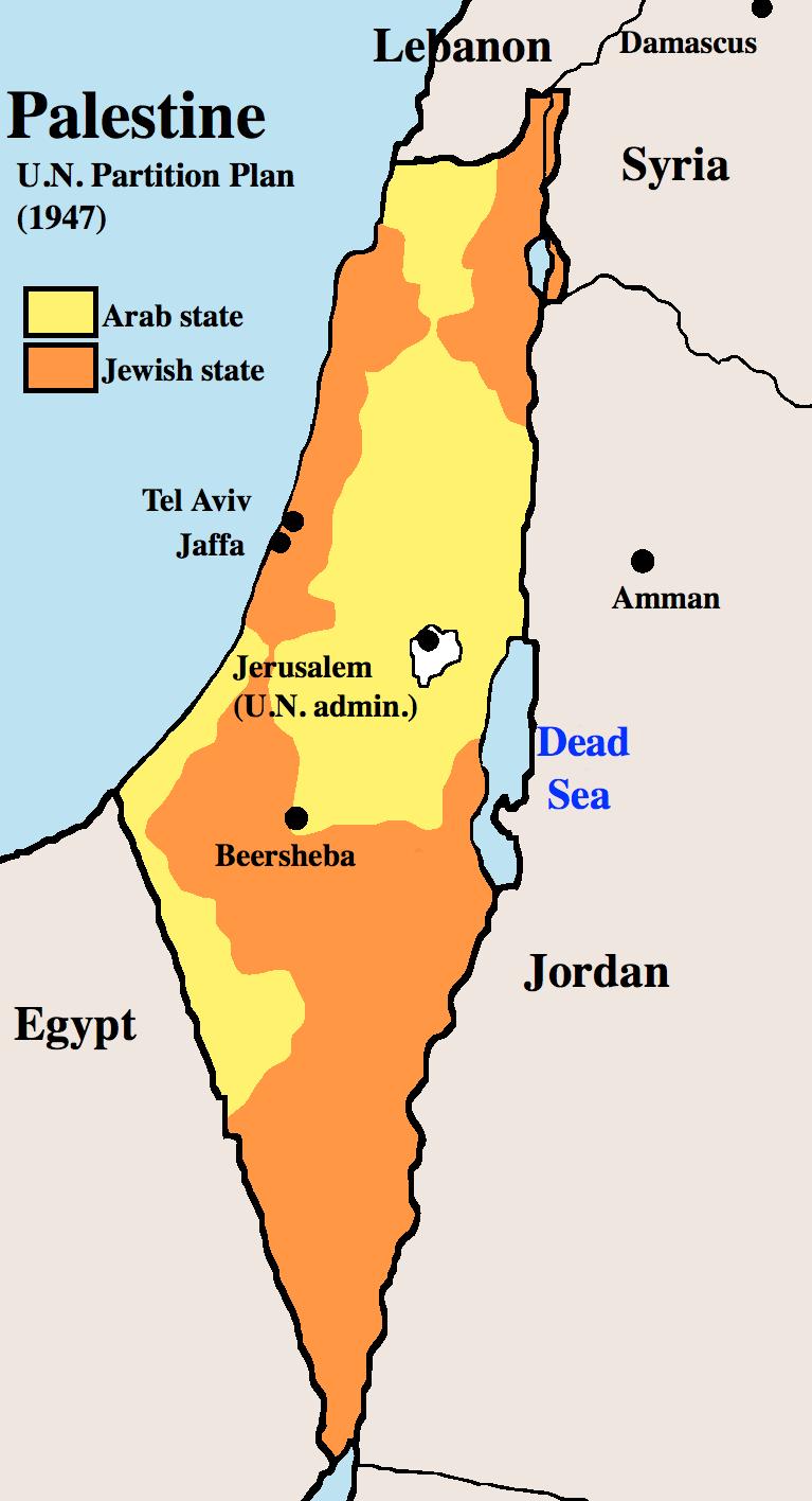 The U.N. Plan of Separation The U.N.`s plan was to create two separate nations within the current country of Palestine.