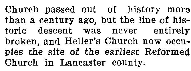 Church passed out of history more than a century ago, but the line of historic descent was never
