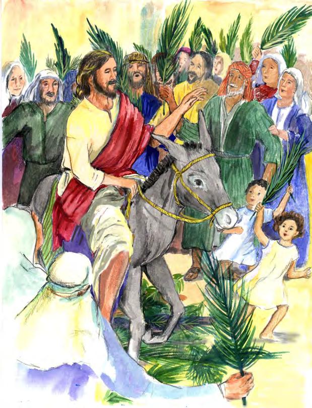 Lesson 32 Palm Sunday: Welcoming the Lord as King Palm Sunday: Welcoming the Lord as King During the Lord s life on earth, great multitudes of people followed Him and gathered together to hear the
