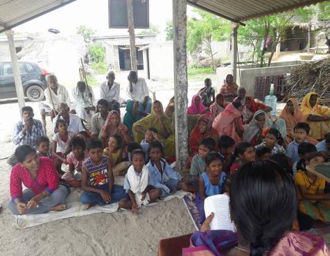 In April/May 2017, we were able by the Grace and Blessings of God to be able to build a prayer shed for the Muthanapalli Village congregation.