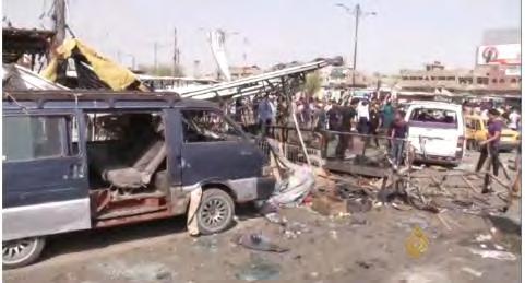 Another car bomb attack was carried out (May 17, 2016) in the Shiite neighborhood of Al-Shaab, in northern Baghdad. Nearly 40 people were killed and at least 140 were injured.