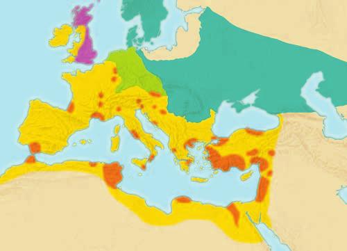 WH6.7.7 Describe the circumstances that led to the spread of Christianity in Europe and other Roman territories.