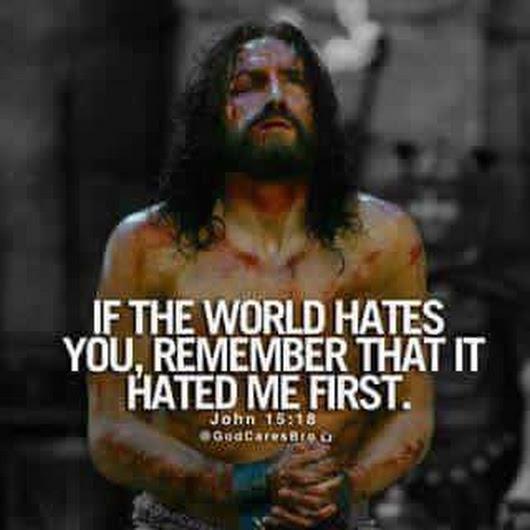 HATE LOVE Jesus died in shame and humiliation as punishment for sin to pay a huge debt but not for his sins!