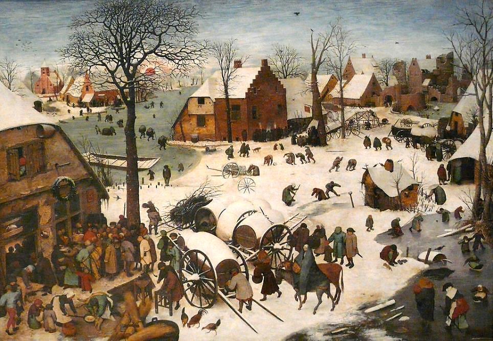 The Census at Bethlehem -- Pieter Brueghel the