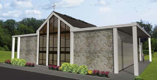The new chapel mausoleum will consist of 742 indoor chapel crypts and outdoor patio crypts and will also provide the cemetery with 326 niches for cremated remains.