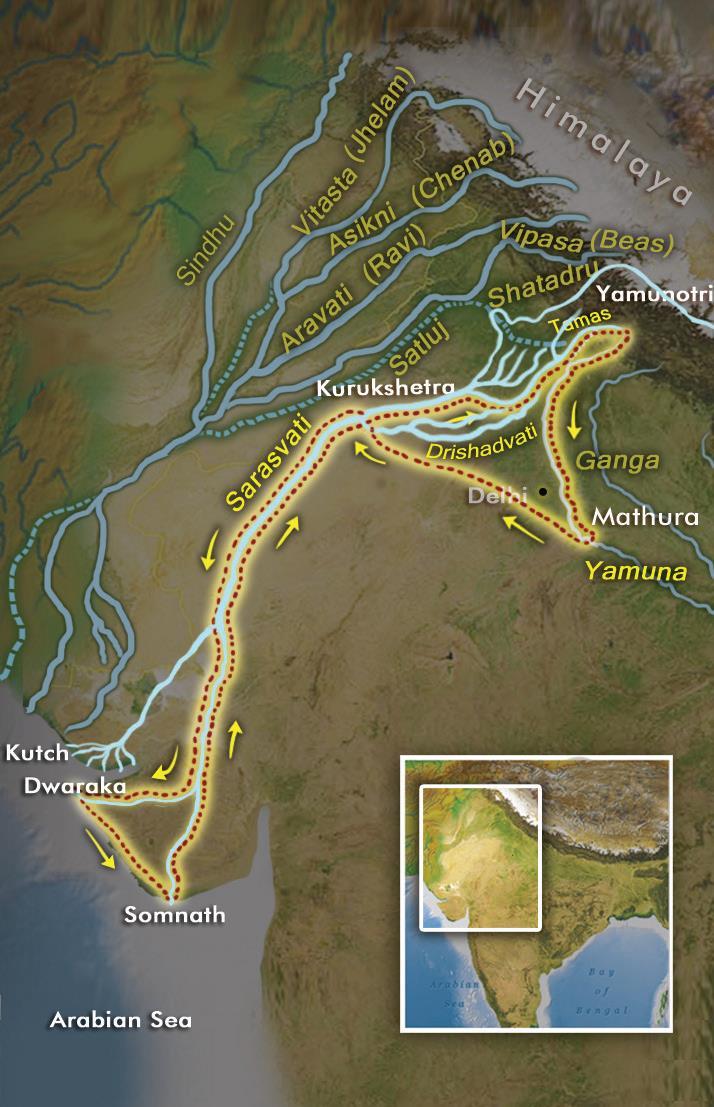 Balarama s Pilgrimage upstream