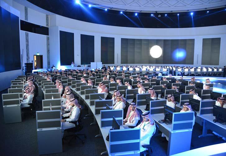 The project, covering a total area of 20,000 square meters, was completed in 30 days and entailed converting an existing 40-year old conference palace into a new command and control center, equipped