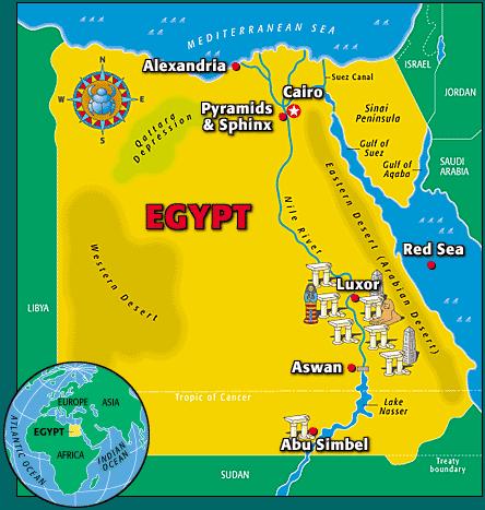 99 percent of Egypt s people live along the banks of the Nile River.