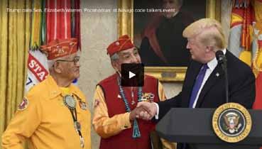 Retropolis Andrew Jackson was called Indian killer. Trump honored Navajos in front of his portrait.