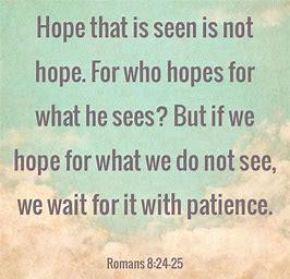 Hope Fear not, for God is with you Hope is another expression of the wonder of being in God s hands Hope, like faith & charity, relies on the gracious
