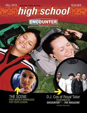 ENCOUNTER brings teens the message of the Bible and relates spiritual truths to the world around them.